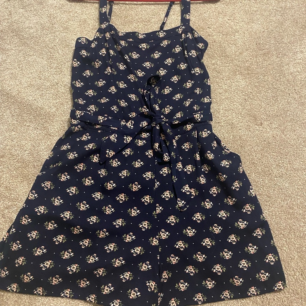 Floral Hollister romper